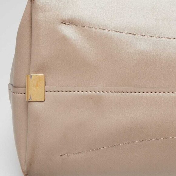 Chloe Motty Grey Leather Medium C Zipped Shopping Tote - Picture 5 of 12